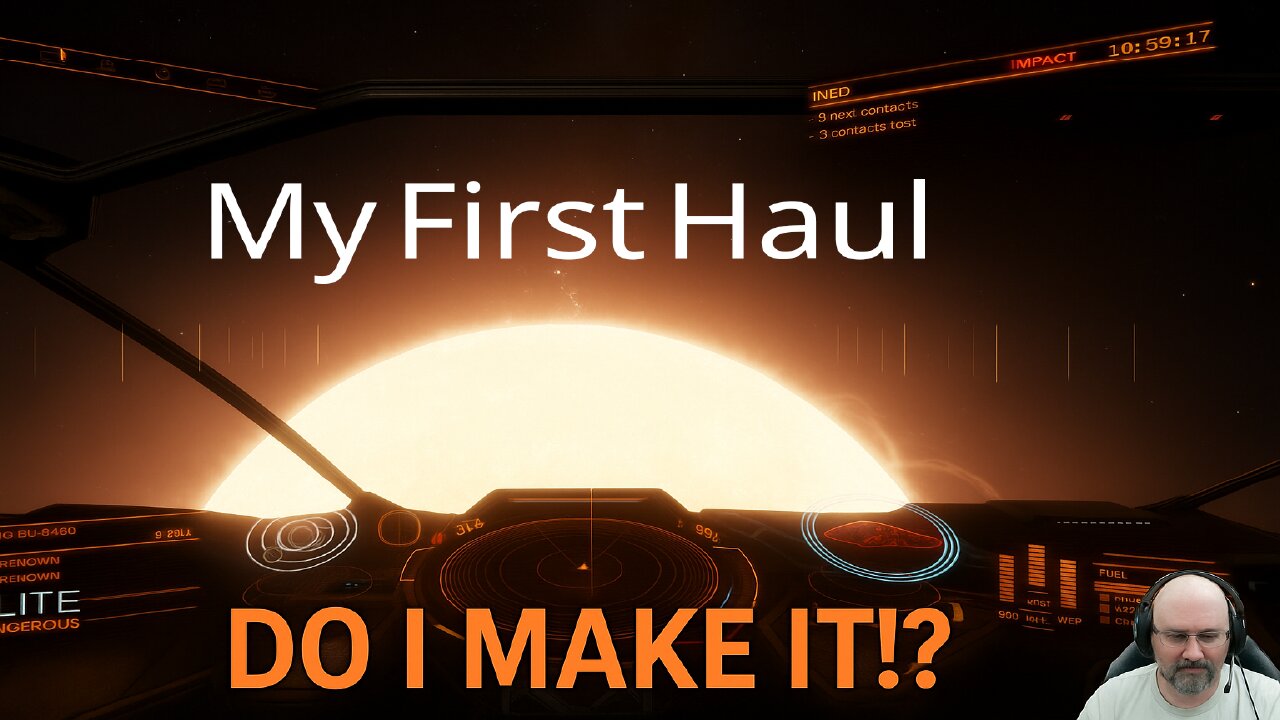 First Haul… I ALMOST Didn’t Make It! | Elite Dangerous