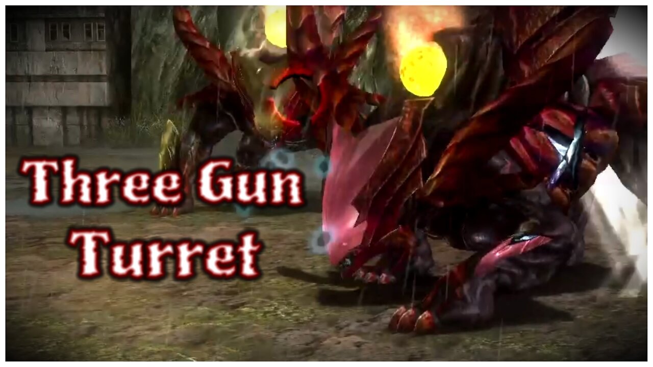 God Eater: Resurrection - Three Gun Turret
