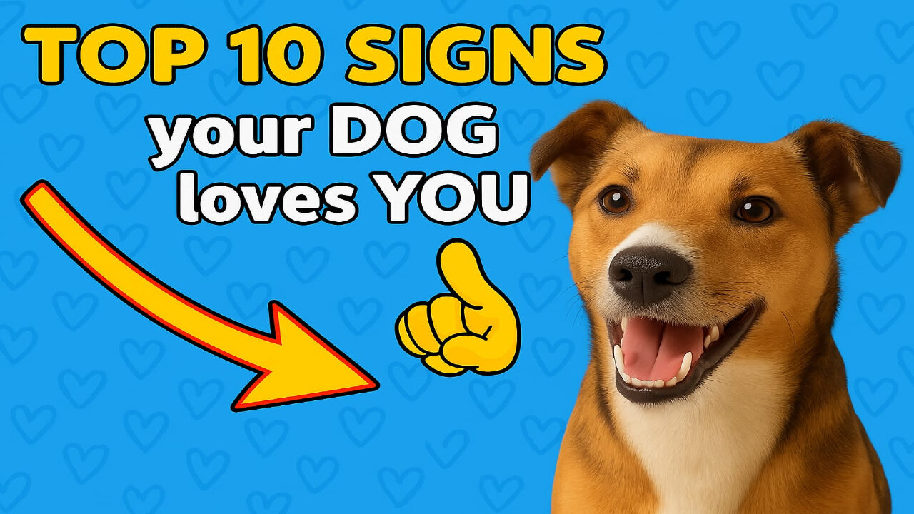 TOP 10 Signs Your Dog Loves You 🐾