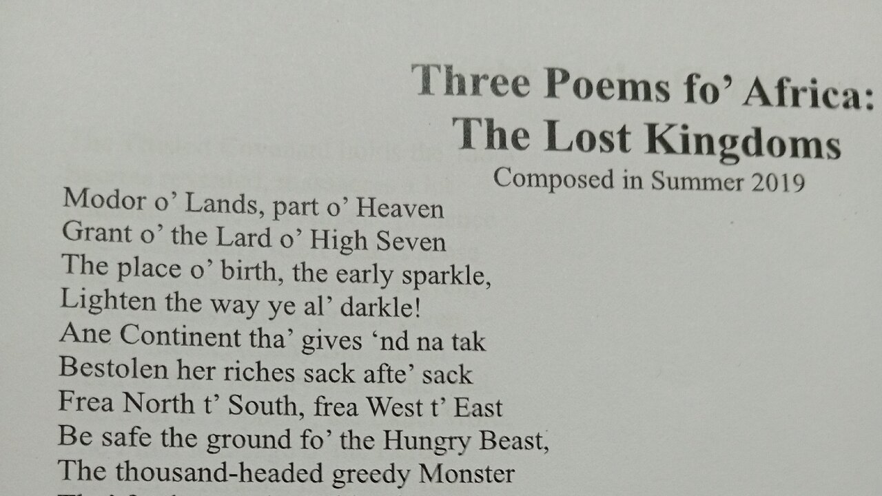 The Poet of the Kingdom of Morocco