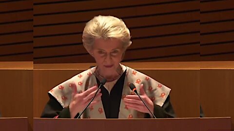 Ursula Von Der Leyen EUROPE HAS THE VALUES OF THE TALMUD