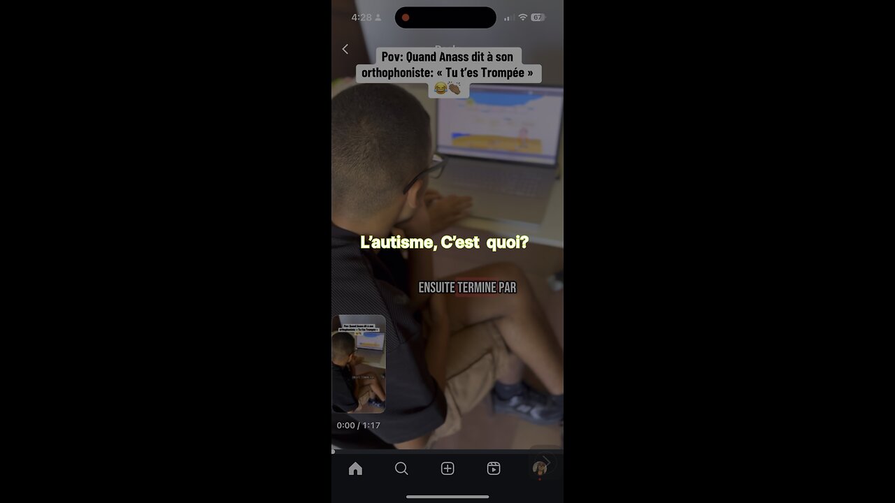 L’autisme c’est pas une question d’être déficient ou malade.