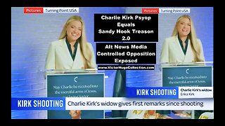 Charlie Kirk Widow Bizarre Act Echoes Sandy Hook Treason Exposes Controlled Op Alex Jones Jim Fetzer