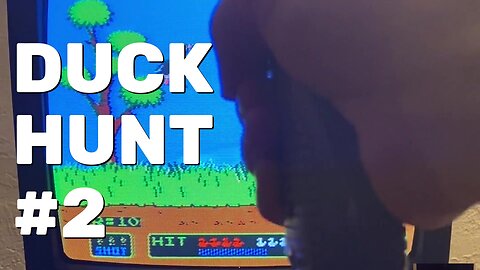 Duck Hunt NES Gameplay Part 2 - CRT Gaming