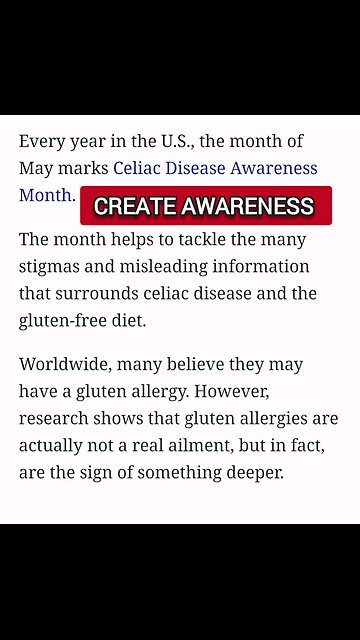 May Is Celiac Disease Awareness Month Treatment