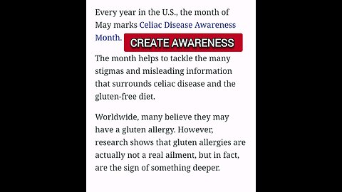 May Is Celiac Disease Awareness Month Treatment