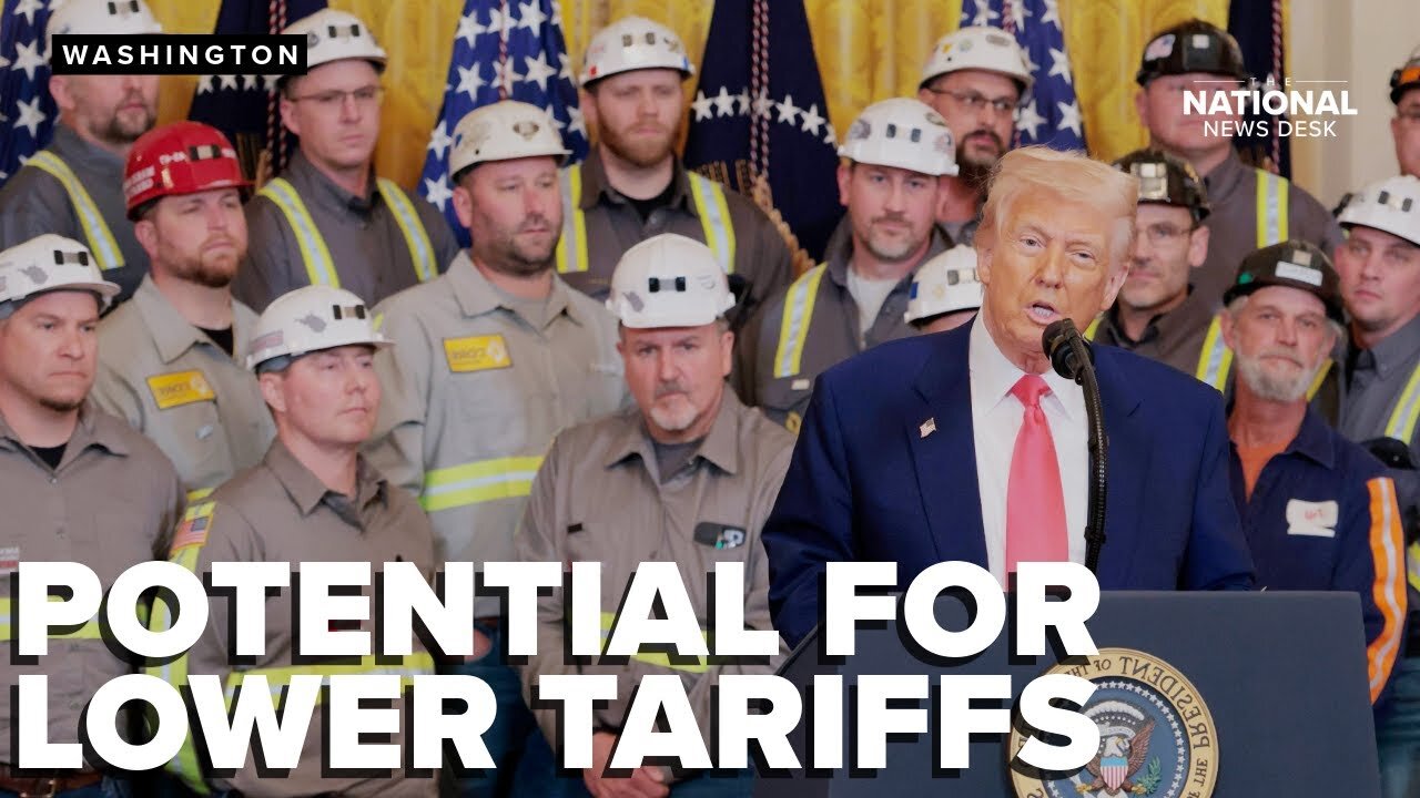 Trump hints at potential for lower tariffs ahead of Wednesday's global trade escalation