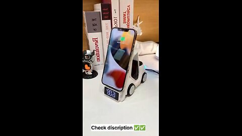 Forklift Wireless Charging Station with Bluetooth Speaker,