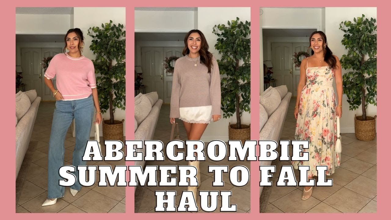 SUMMER - FALL 2025 ABERCROMBIE TRY ON HAUL | CLASSIC STYLE | TRANSITIONAL OUTFITS | FAVORITE DENIM
