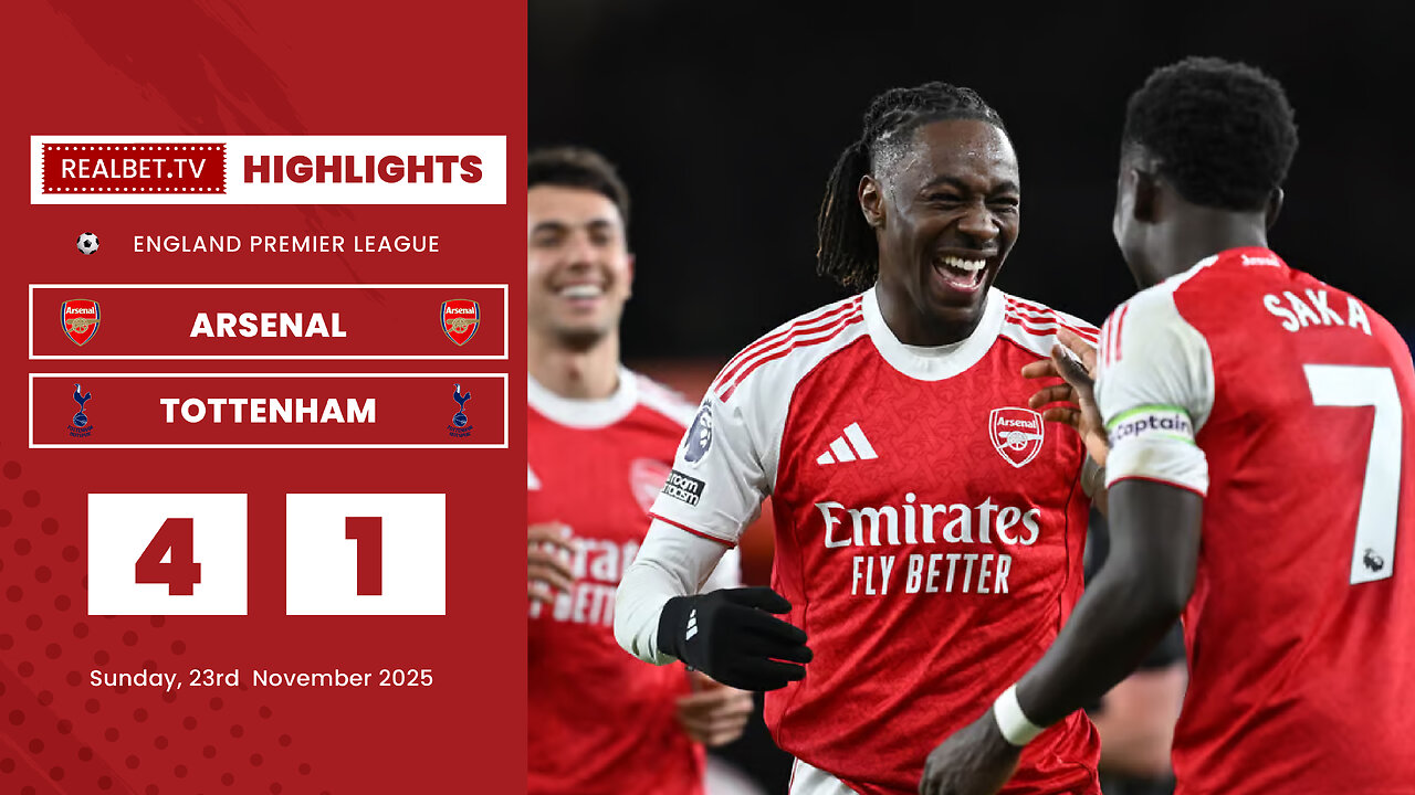 Video Highlight - Arsenal vs Tottenham Hotspur 4:1