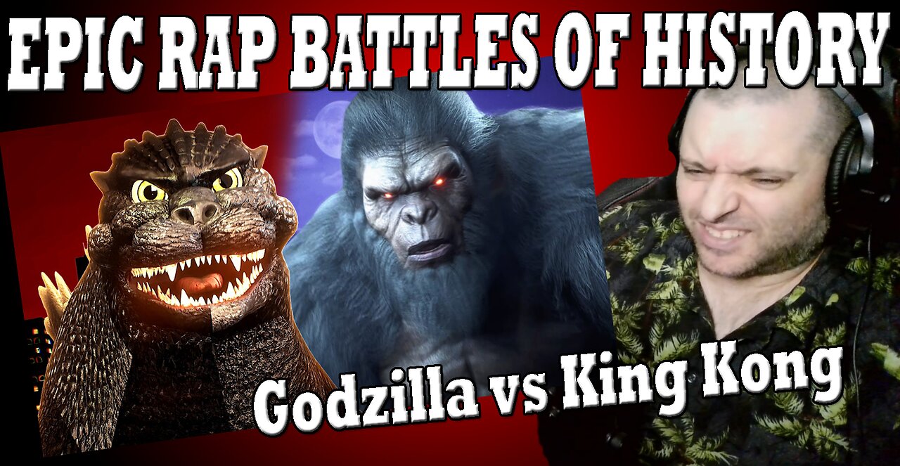 Godzilla vs King Kong | Epic Rap Battles | First Time Watching | Monster Bars Go Nuclear 🐵🦖