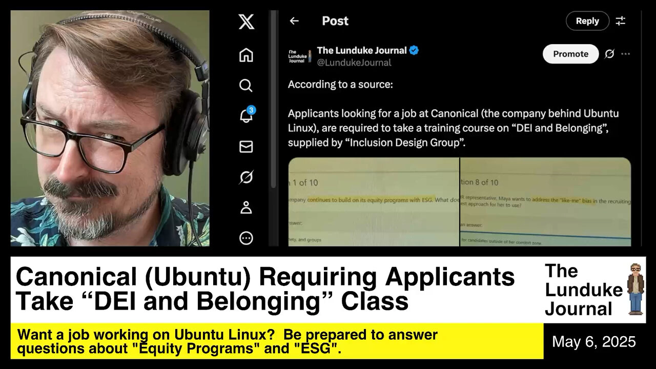 Canonical (Ubuntu) Requiring Applicants Take "DEI and Belonging" Class