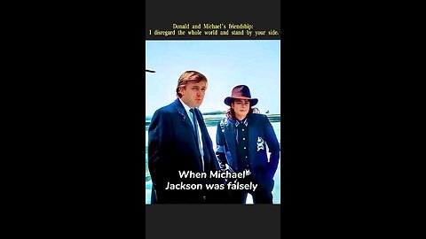 Trump Stands Up for Michael Jackson