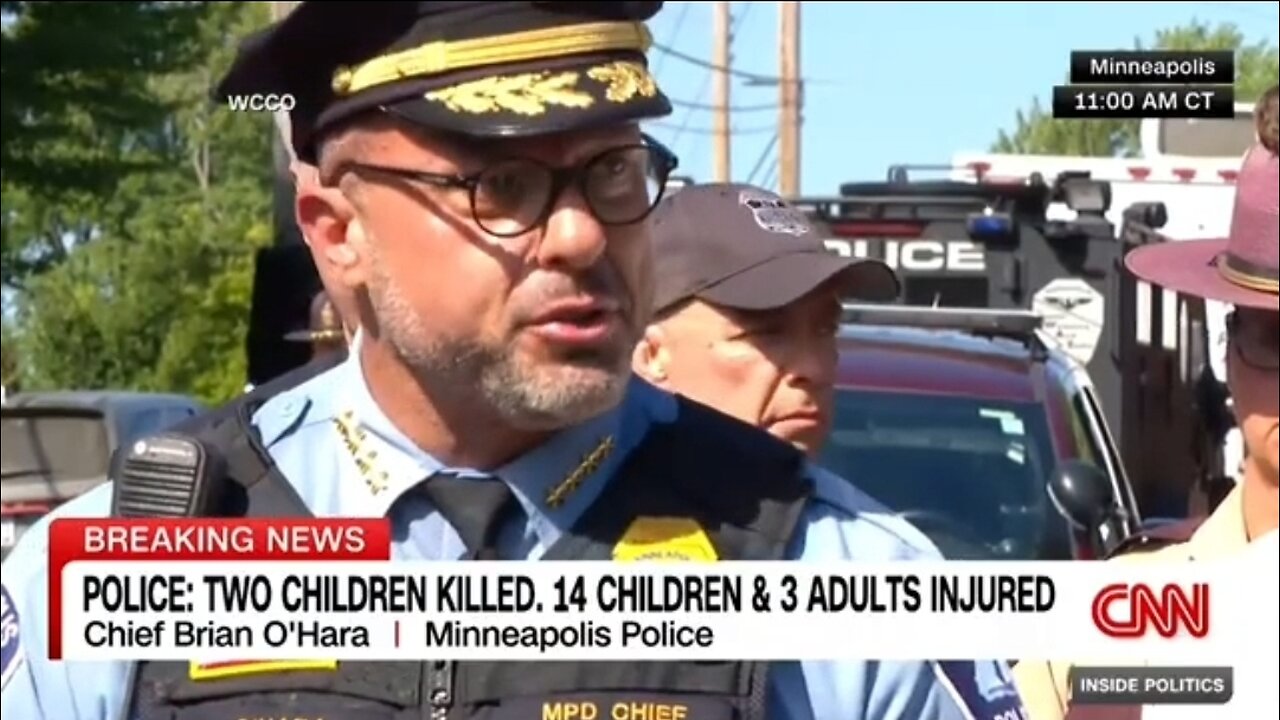Minneapolis Police Chief Provides Update On Catholic School Shooting