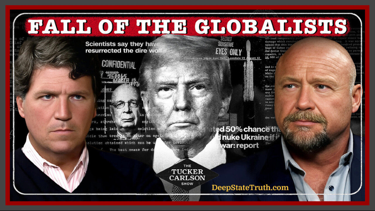 🎙️ Alex Jones and Tucker Talk About Trump, 9-11, Israel, Secret WW3 Plans, Dire Wolf Resurrection, Infowars Reporter Assassination