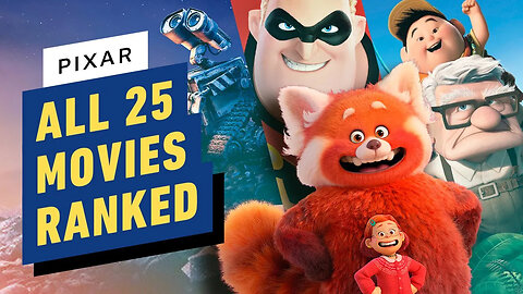 Pixar - All 25 Movies Ranked