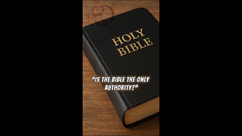 BIBLE ALONE THE PROTESTANT LIE: "Is The Bible The Only Authority?" KYRIE ELEISON 🙏 🙏 🙏 💖 💖 💖