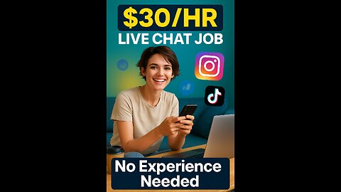 $30/Hour Live Chat Assistant Job – No Experience Needed! (Work From Anywhere)