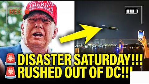 Trump RUSHES OUT of DC on NIGHTMARE SATURDAY FOR Him
