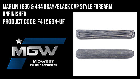 Marlin 1895 & 444 Gray/Black Cap Style Forearm, Unfinished - F415654-UF