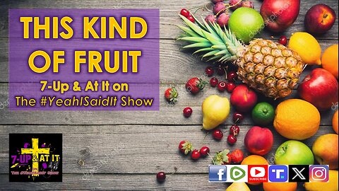 WORD OF THE DAY: GALATIANS 5:22 - THIS KIND OF FRUIT