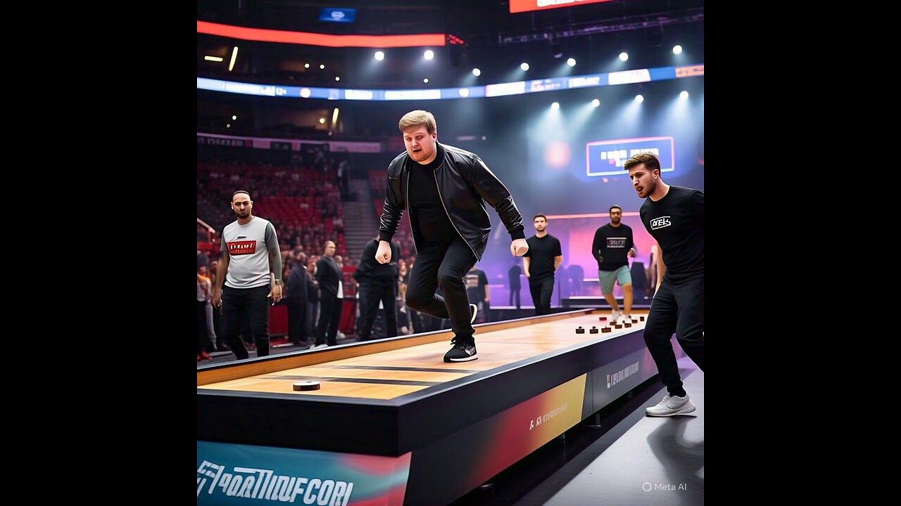 $10,000 Human Shuffleboard