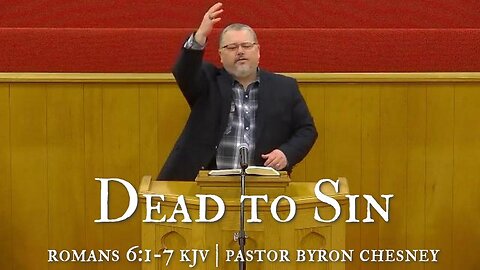 Dead to Sin