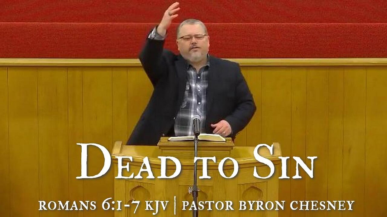 Dead to Sin