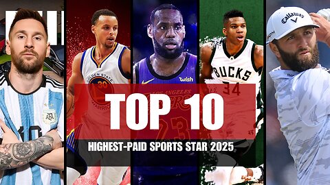 Top 10 Highest-Paid Sports Stars of 2025 Revealed!