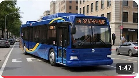 Daron MTA Bus M4 New Blue Livery