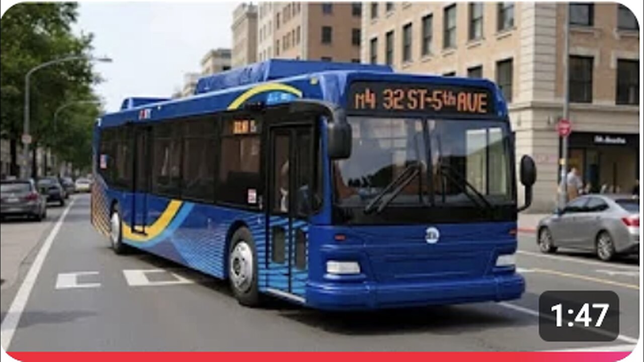 Daron MTA Bus M4 New Blue Livery