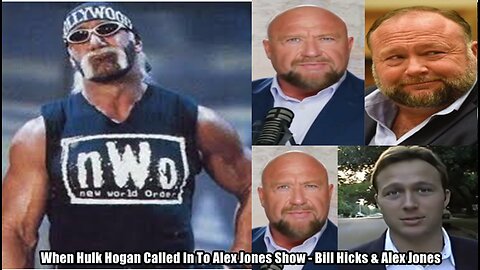 When Hulk Hogan Called In To Alex Jones Show - Bill Hicks & Alex Jones