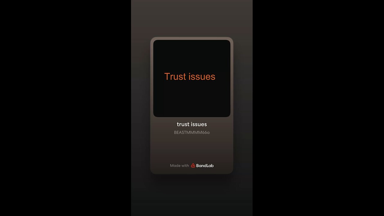 Trust Issues [Official Audio]