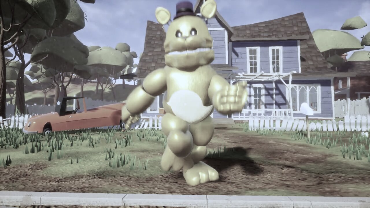 Trolling Fredbear in Hello Neighbor! | Hello Neighbor Mods 1