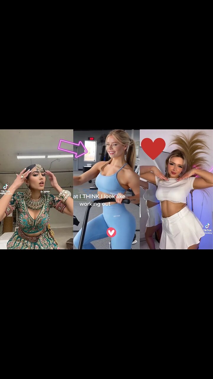 Hot cute girls dancing, no panties compilation