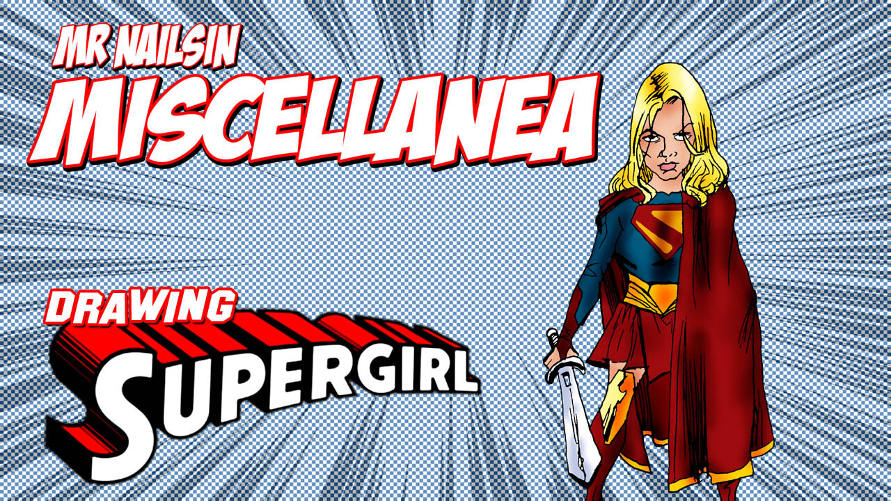 Drawing Supergirl!