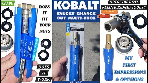 KOBALT FAUCET CHANGE OUT MULTI-TOOL
