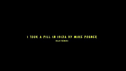 I took a pill in Ibiza - Seeb remix