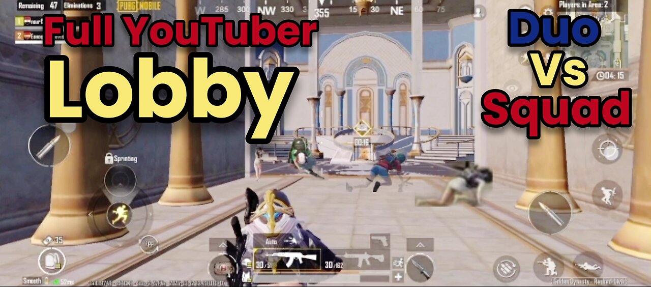 Full YouTuber Lobby 🔥| PUBG Mobile