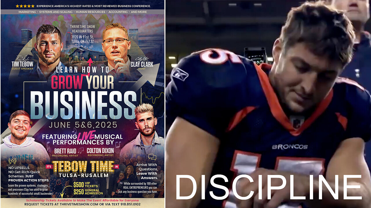 Business Coach | Why Discipline Is What Gets You from Goal Setting to Success Achieving + Celebrating the 4 Clay Clark Client Success Stories + Join Tim Tebow At Clay Clark's June 5-6 Business Growth Conference