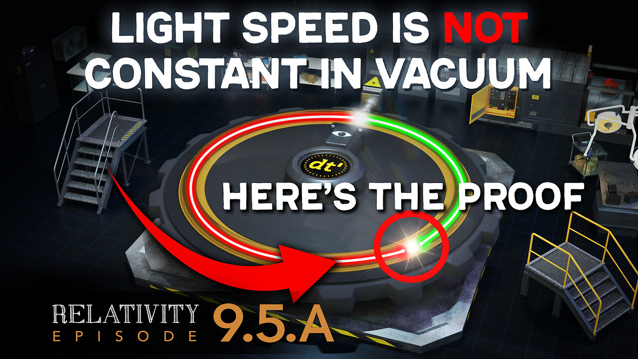 E9.5 A - Light Speed Is NOT Constant In Vacuum. Here‘s The Proof. Ask Us Whatever.
