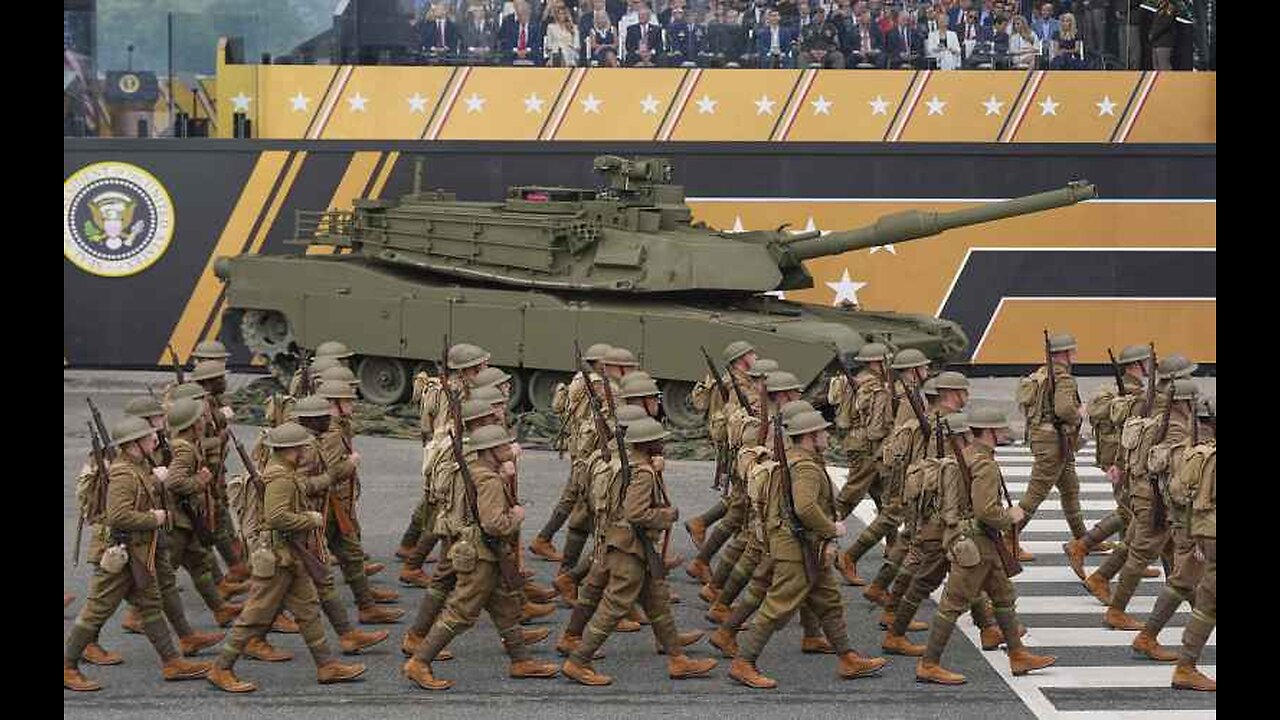 Military Parade Kicks Off With Tanks, Troops, 21-Gun Salute
