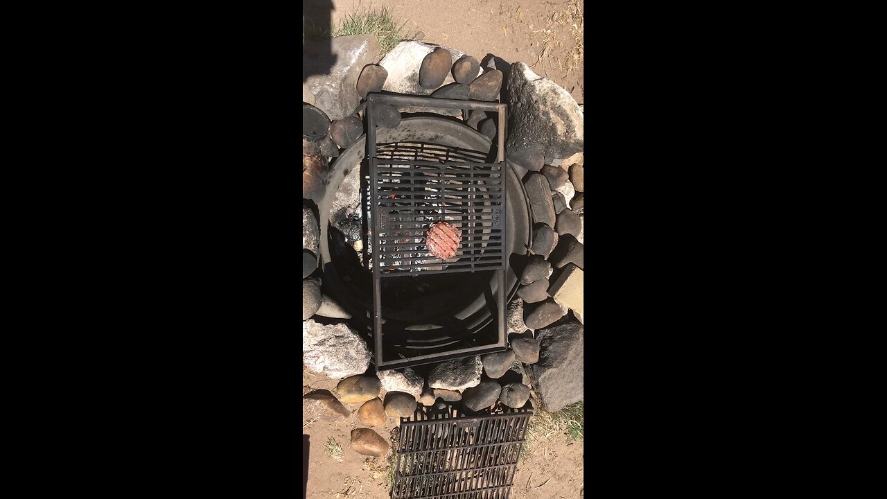 GRILLIN A BURGER