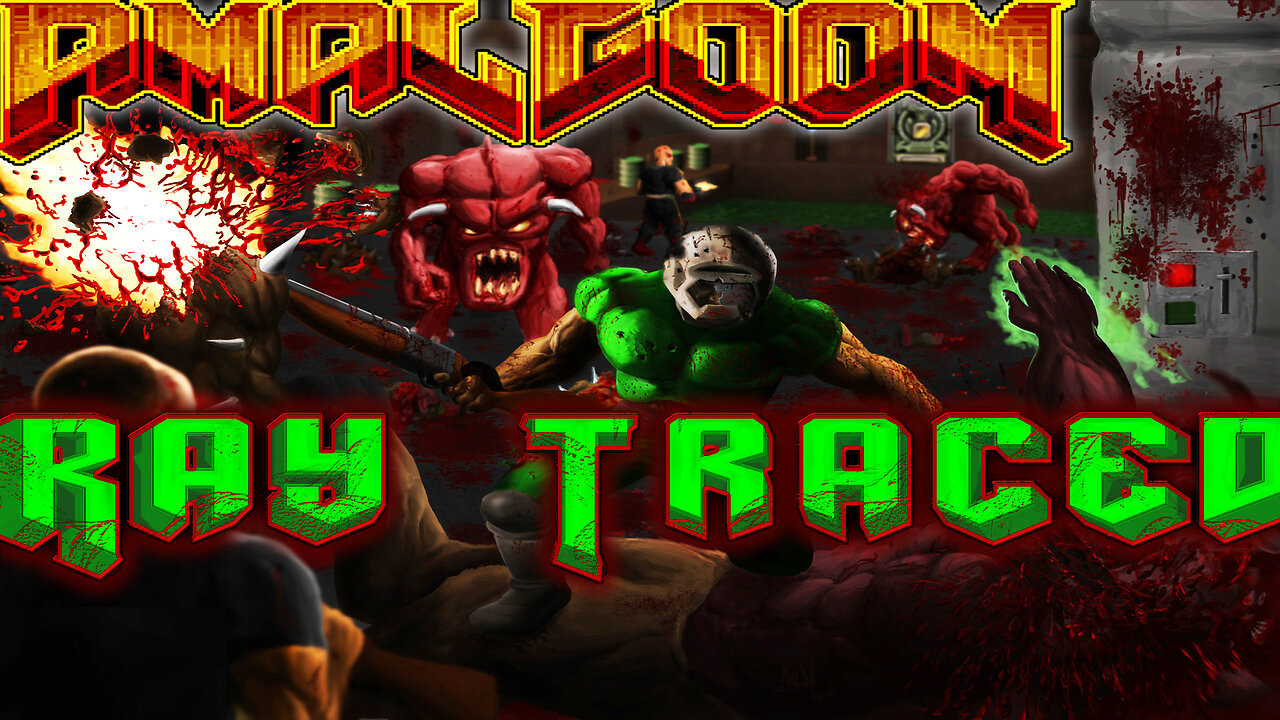 [Sandy Petersen] Amalgoom Map-Pack 🩸 Brutal Doom Ray Traced 🩸 ⛤ Doom 1 & 2 ⛤