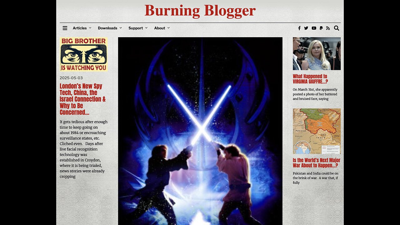 Geopolitics and Ukraine with S. Awan, the Burning Blogger. (2022)