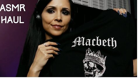 ASMR Another Clothing Haul (whispers, fabric sounds)