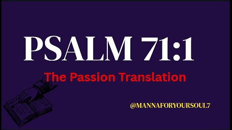 Psalm 71:1 Prayer: Find True Refuge & Never Be Put to Shame!