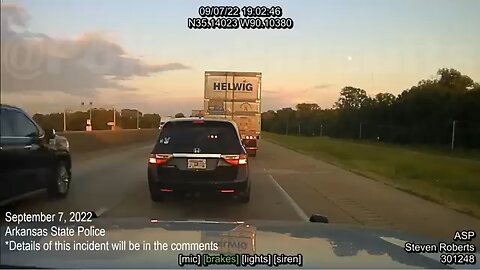 Lady Flees from Arkansas State Police