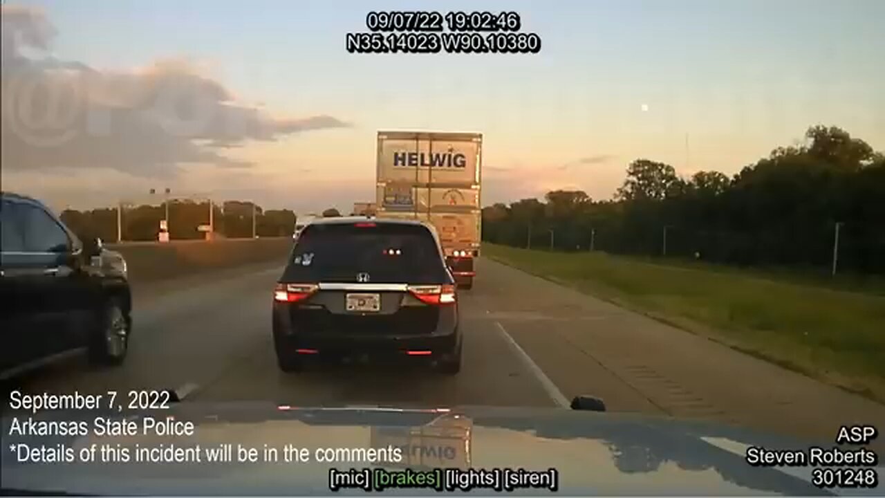 Lady Flees from Arkansas State Police