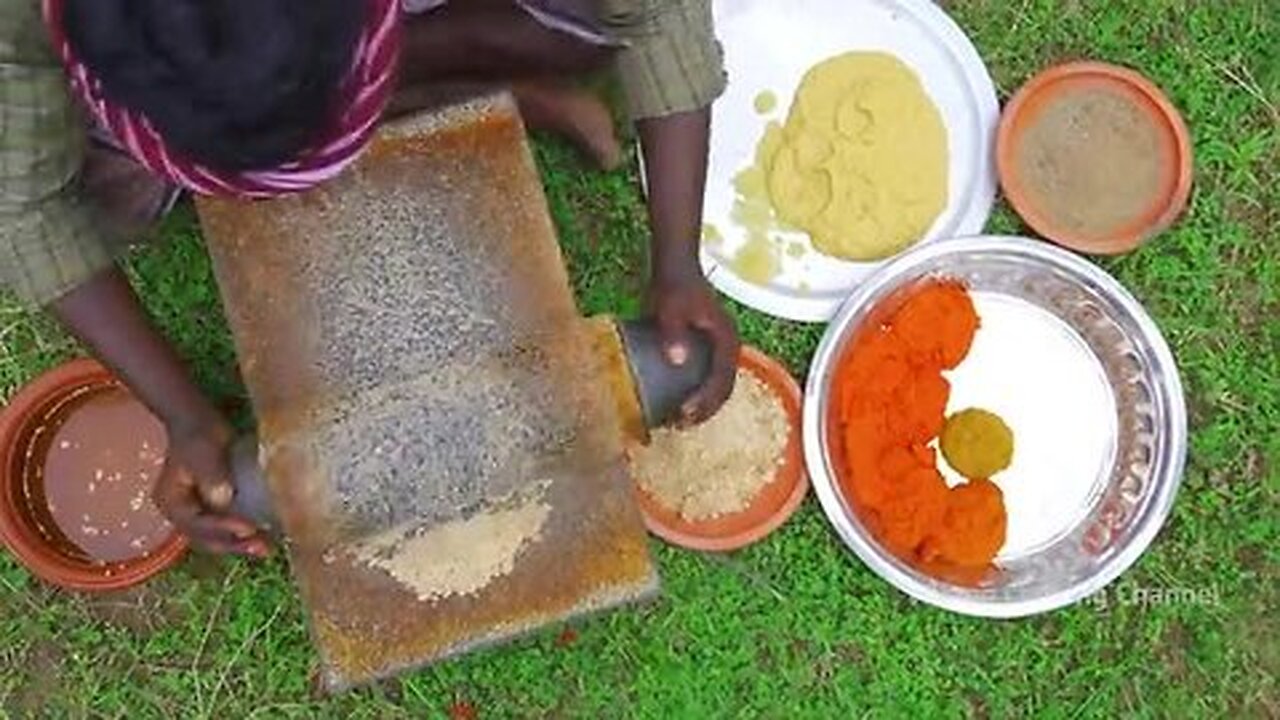 3_BIG_FISH_FRY___Streaked_Spanish_Mackerel_Fish_Fry_Recipe_Cooking_In_Village_Vanjaram_Meen_Varuval